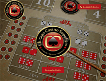 Tablet Screenshot of chicagocasinosuppliers.com